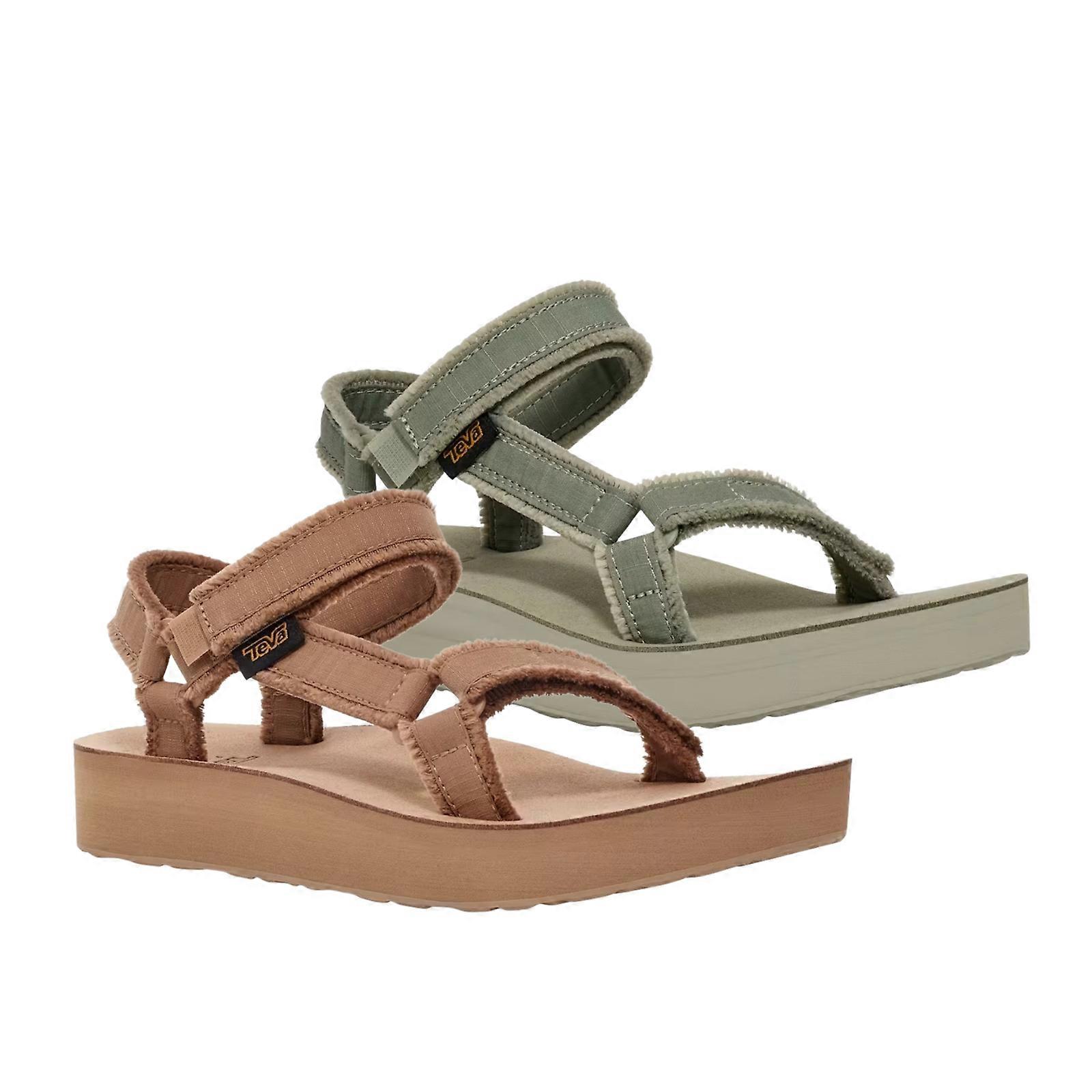 Teva Womens Midform Universal Canvas Platform Sandals