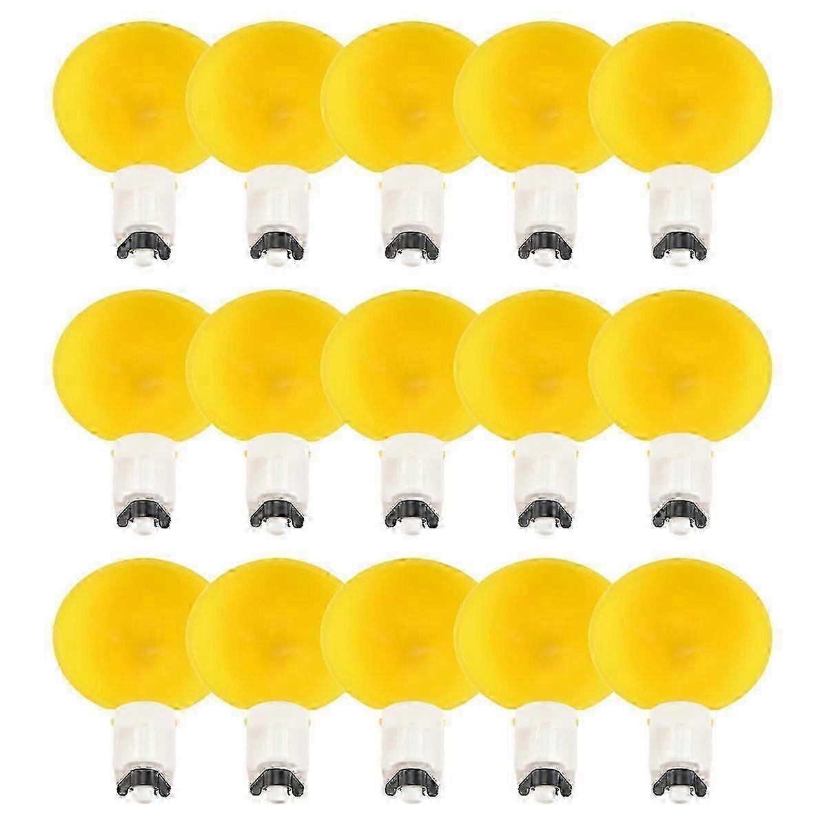 15Pcs Chicken Automatic Drinker Plastic Poultry Water Drinking Cups