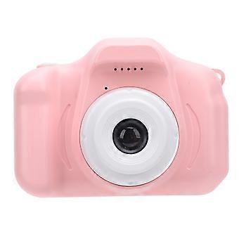 Cyfrowy aparat fotograficzny zabawka 2,0-calowy ekran LCD Urocza przenośna kamera wideo o wysokiej rozdzielczości 1080P kompatybilna z fotografią w kolorze różowym