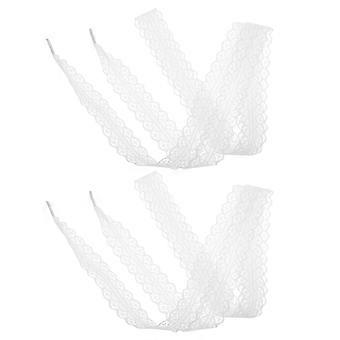 2 stks Kant Schoenveters Voor Meisjes Voor Hoge Hakken En Sneakers Anti-Losse Schoenveters Ideaal Voor Knutsel- En Naaiprojecten