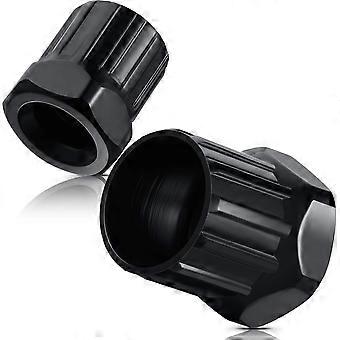 Bike Cassette Lockring Tool Mountain Bike Cassette Removal Tool Bicycle Freewheel Remover Repair Lockring Tool for Bikes (2pcs, black)
