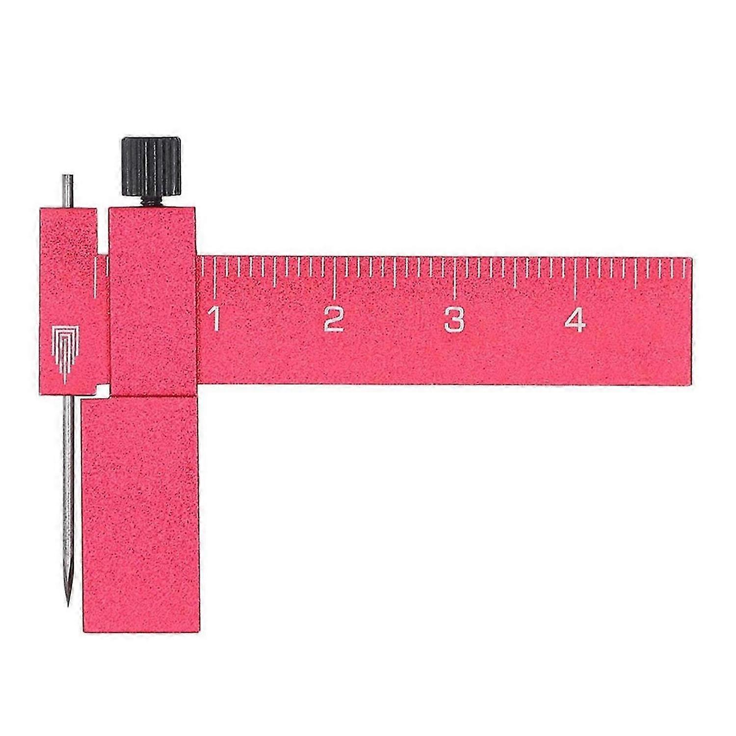 Equidistant Parallel Scriber, Adjustable Equidistant Writing Ruler Red