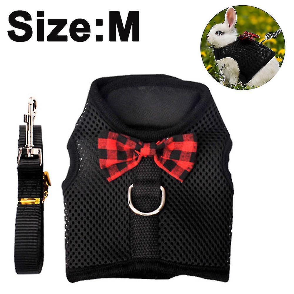 Harness And Leash Soft Mesh S Pet Harness With Bowknot , No Comfort Padded Vest For S, Ferret, Nlla, Rats