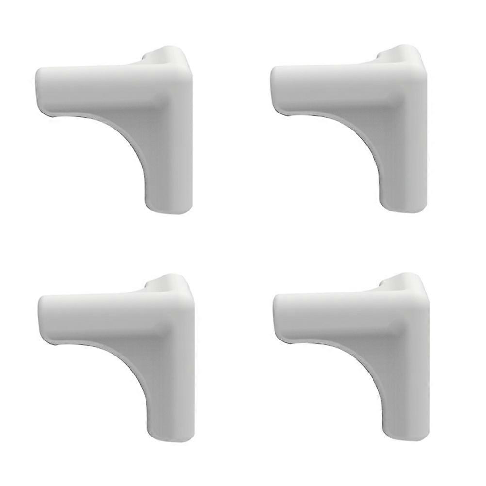 Silicone Safety Corner Guards for Kitchen Table and Desk 4Pcs Grey