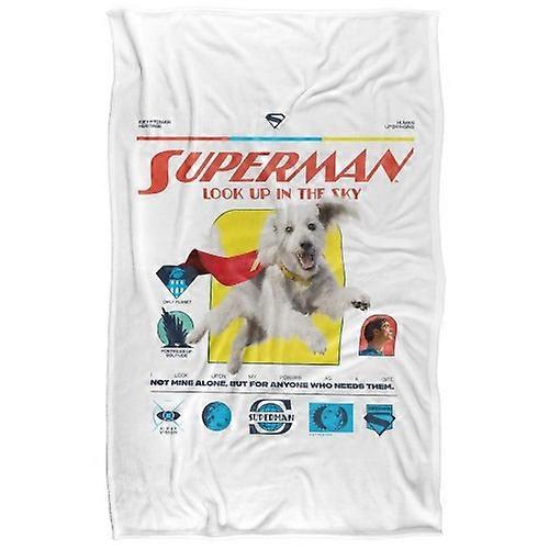 Superman Krypto 2025 Comic Soft Touch Blanket