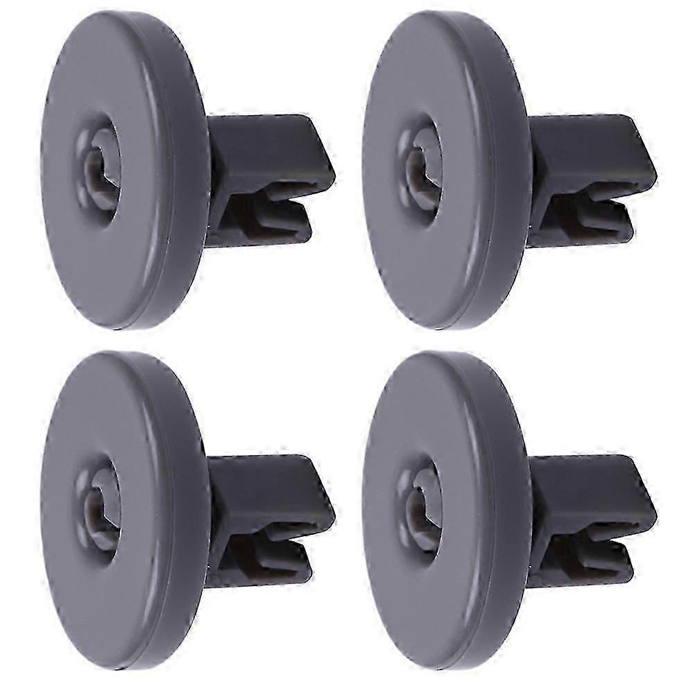 4Pcs Professional Dishwasher Lower Rack Rollers Wheels Replacement Parts