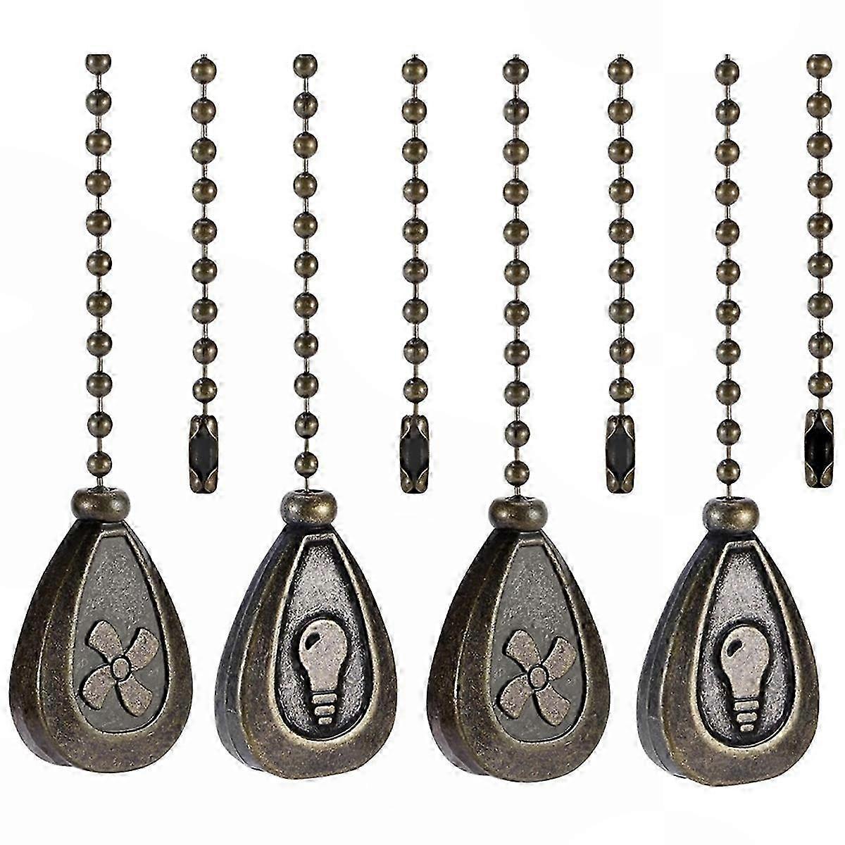 Ceiling Fan Pull Chain Extension, Bronzed, for Ceiling Fans and Lights