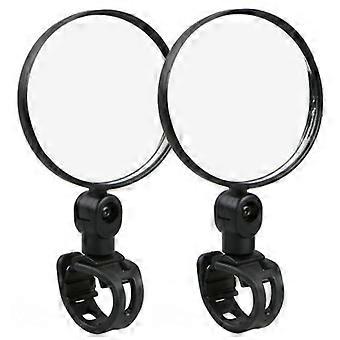 Bicycle Rearview Mirror 360 Adjustable Rotate Wide Angle Bike Rear View Mirrors Cycling Handlebar Easy to Install Convex Mirror