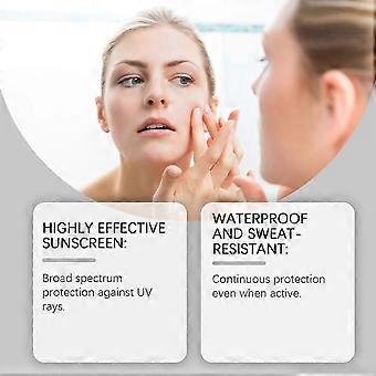 SPF50+ Zonnebrandcrème Isolatie Intensieve UV Zonnebrandcrème UV-bestendige Hydraterende Lichtgewicht Breed Spectrum UVA/UVB-bescherming