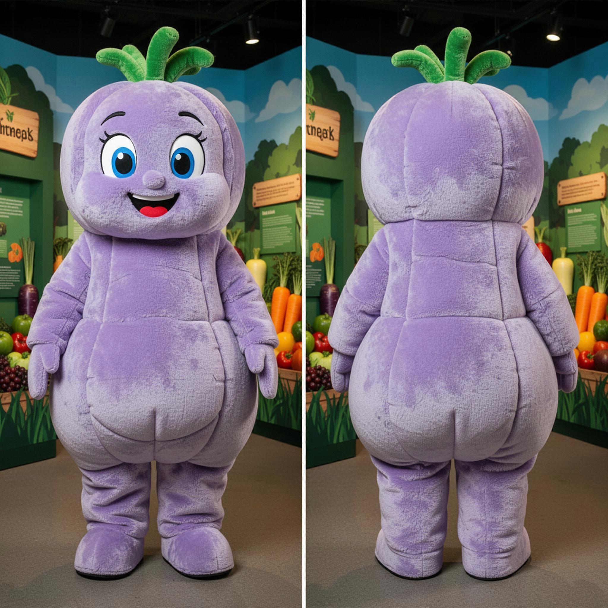 MASTICOT Lavender Plush But Mascot