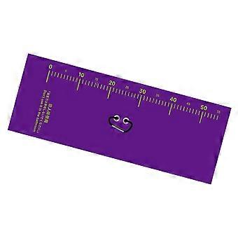 Hand Wipe Fishing Measuring Towel with Hanging Clip, Cloth for Fish Checks and Simple Carry During Fishing  Purple