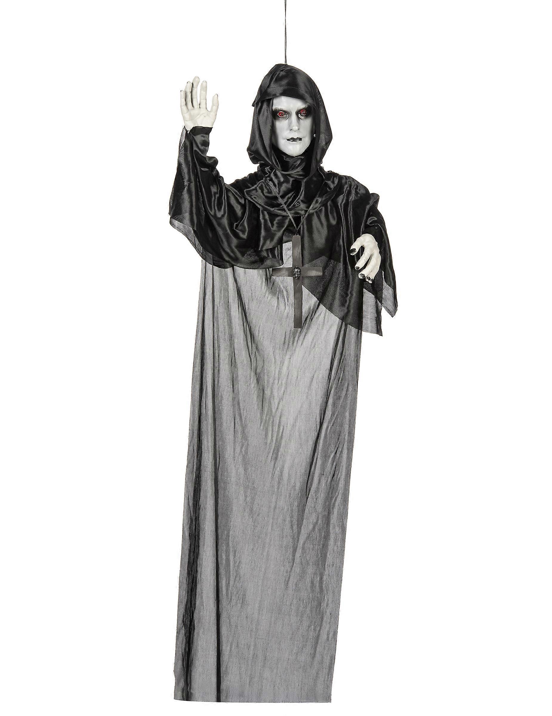 Hanging monk light decoration 120 cm