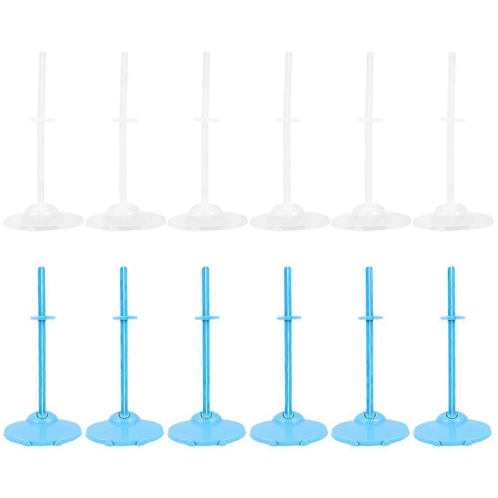 Doll Stand 24Pcs Small Figure Holders for Convenient Display