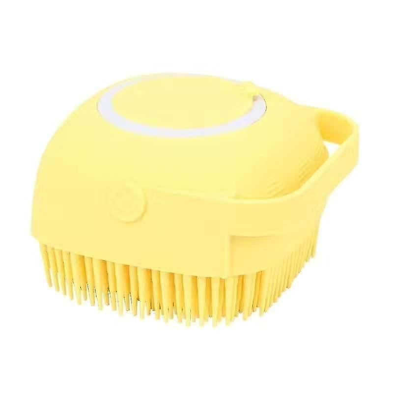 Silicone Body Brush Shower Scrubber With Shower Gel Dispenser Function