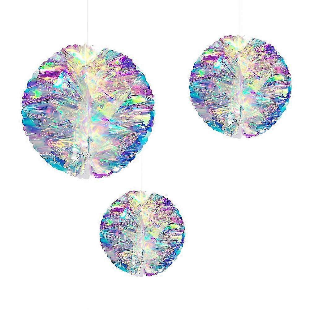 Colorful Honeycomb Ball Decor Set
