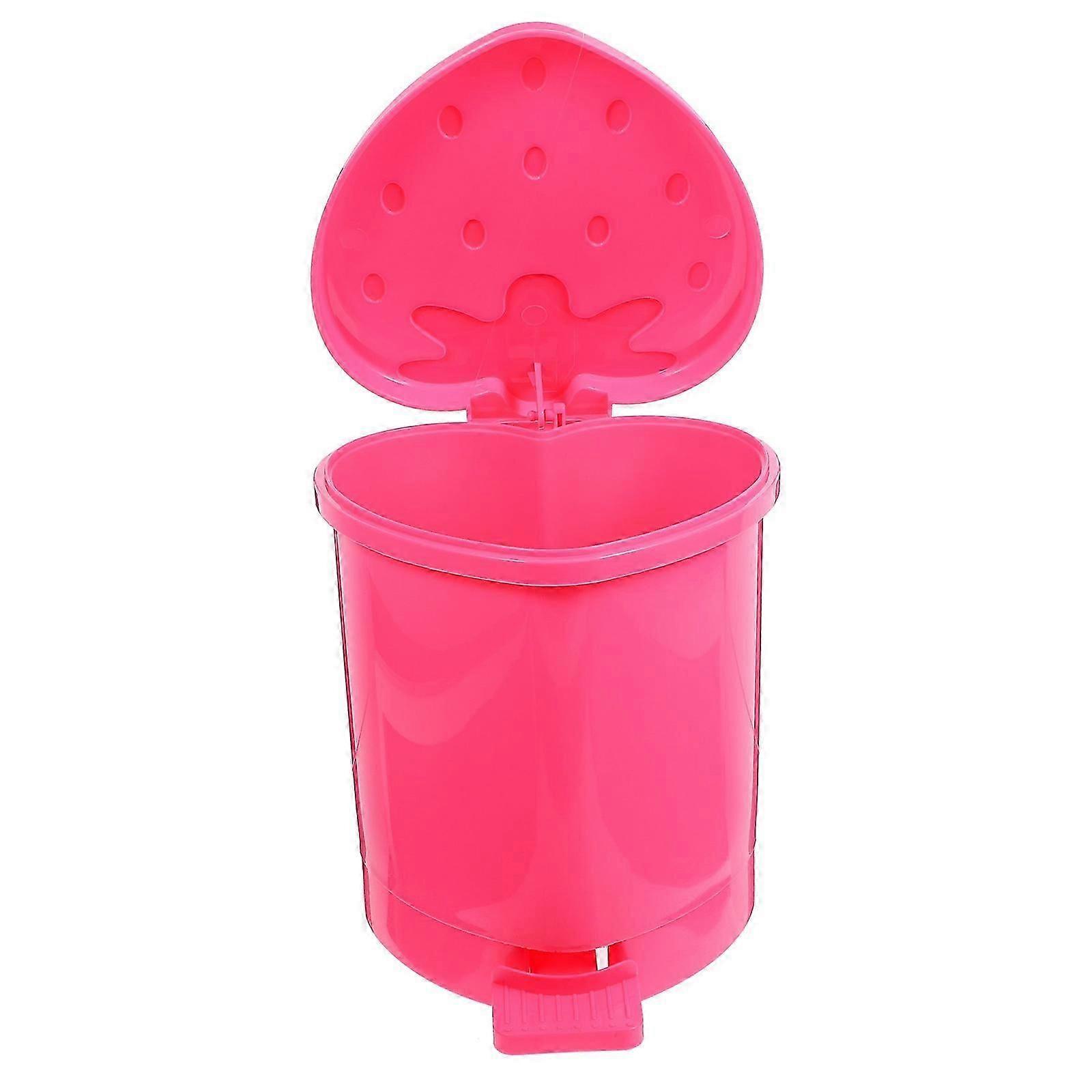 Plastic Swing Trash Can For Home Countertop Mini Bin