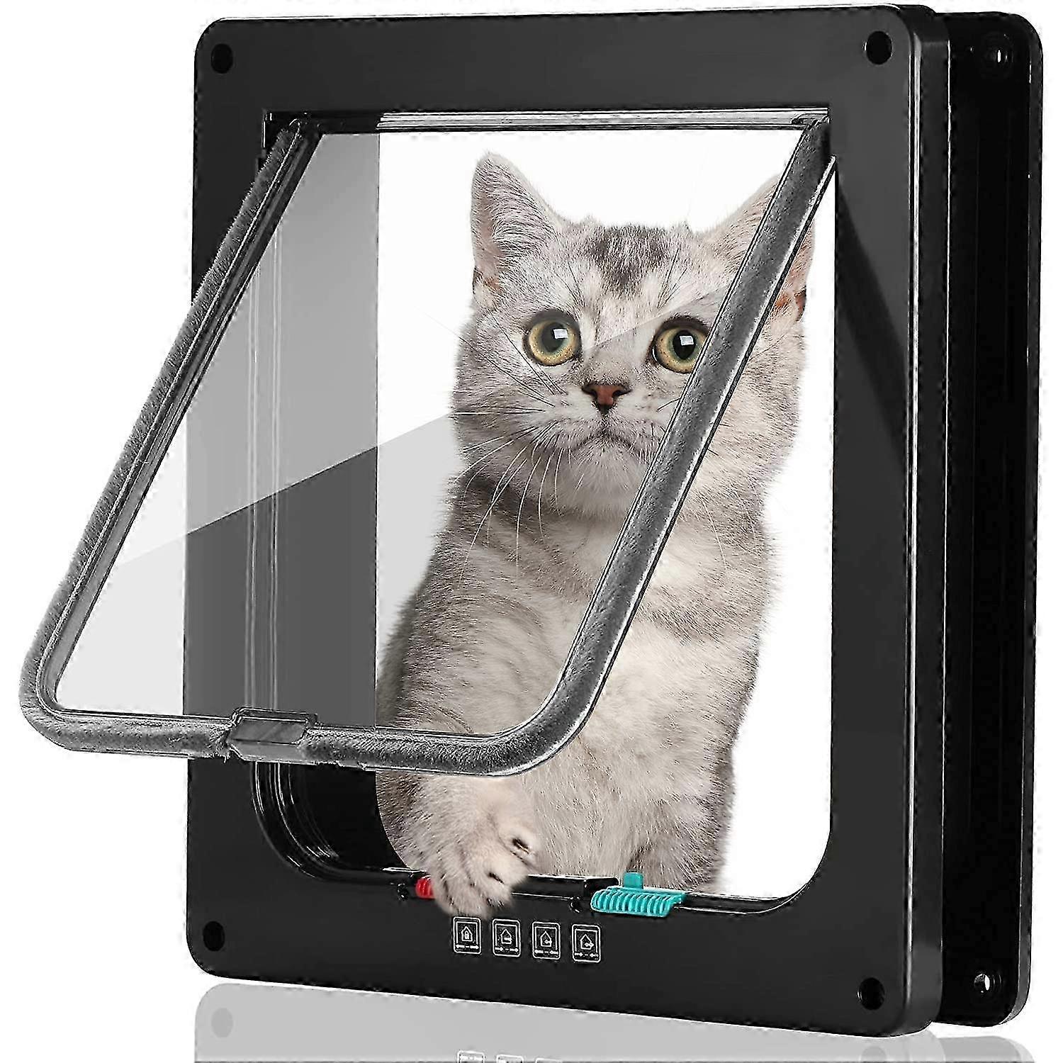 Secure 4-Setting ABS Pet Door Gate