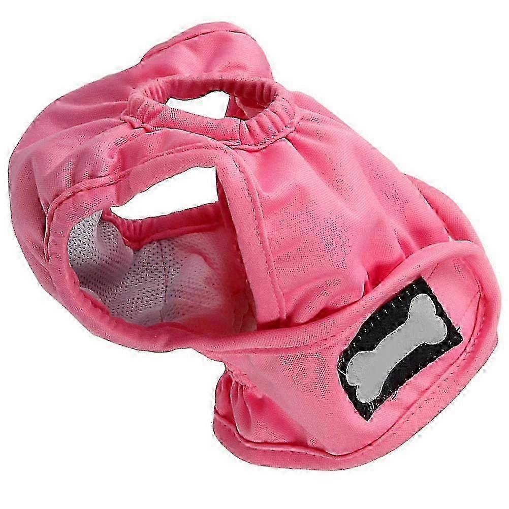 Breathable Reusable Dog Diapers Pink