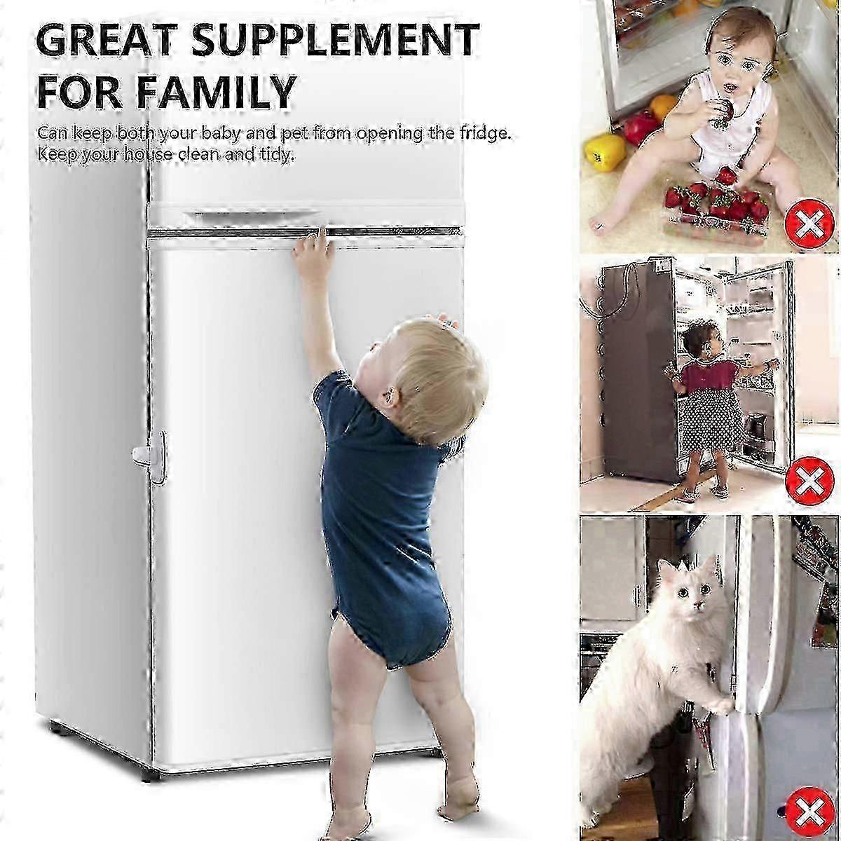 Refrigerator Lock Without Drilling,Freezer Door Lock Latch