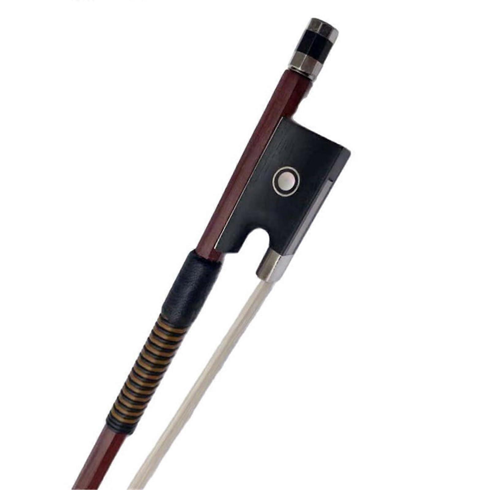 Violin Octagonal Bow with Ebony Tailpiece, 4/4 Size