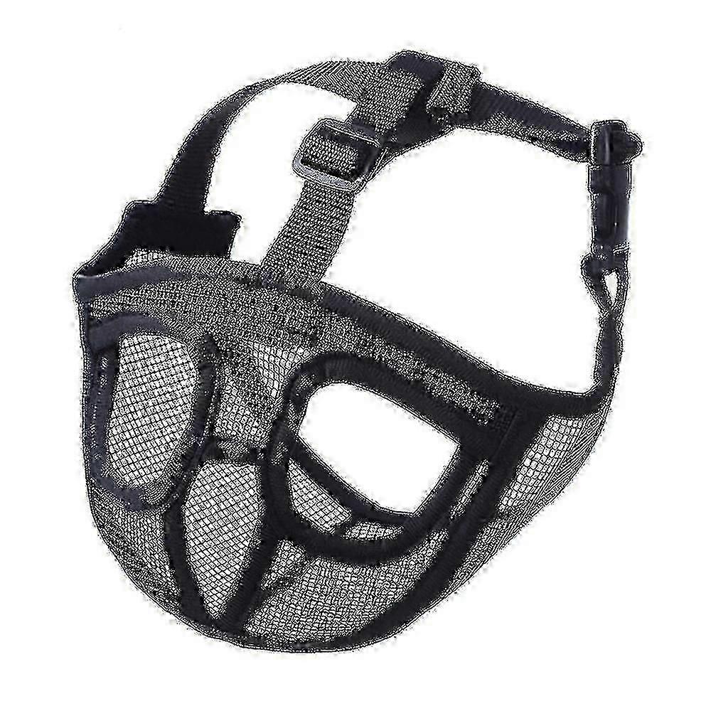 Breathable Short Snout Muzzle Adjustable Fit