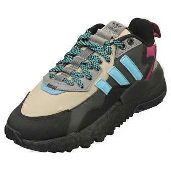 adidas Nite Jogger Winterized Mens Fashion Trainers in Black Grey