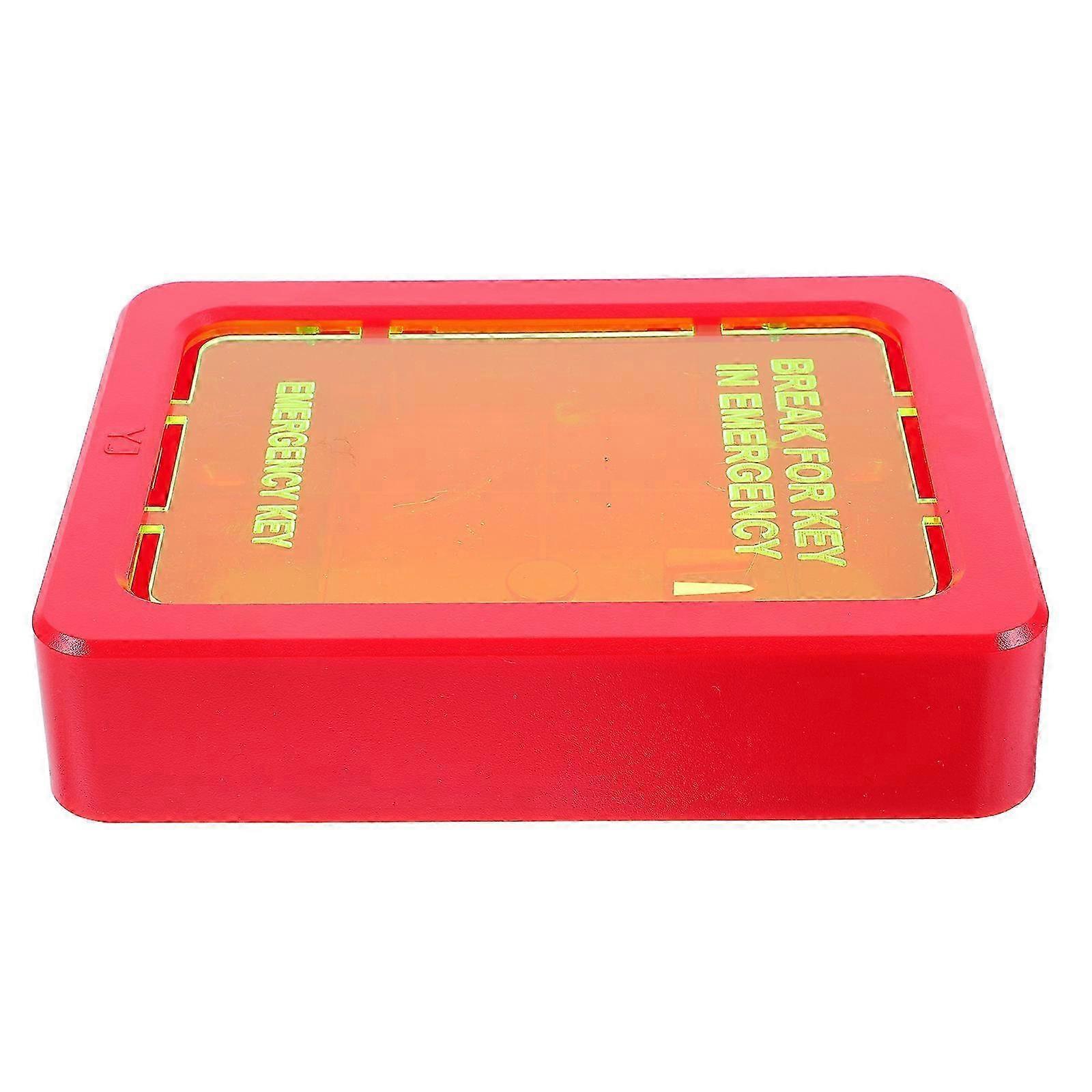 2026 Suitable Wall-Mounted Emergency Key Lock Box for 5Sets Red