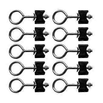 10 Pcs Trampoline Screws Galvanized Steel Replacement Hardware 6mm Diameter 9.5cm Length Rust Resistant for Most Trampolines