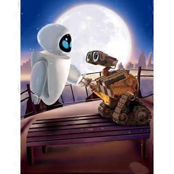 WALL-E and EVE Moon Scene Movie Poster Jigsaw Puzzle RNB1405