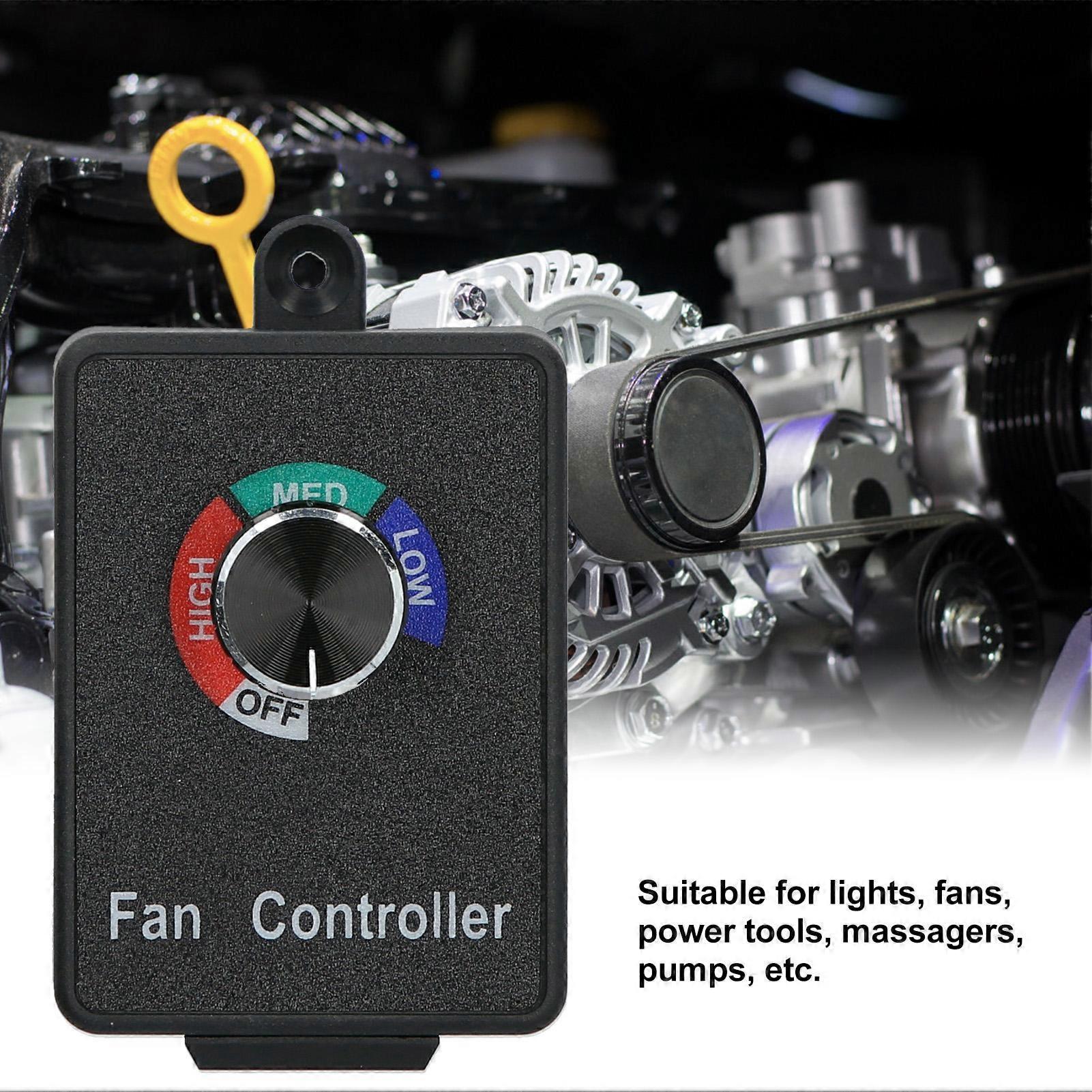 120V Stepless Speed Controller Governor Pointer Display for Fans Lights Power Tools