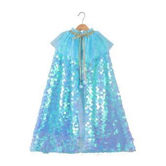 Girls Princess Cloak and Cape Costume Set with Sparkling Tiara Crown, Dress-Up Pretend Play Outfit for Kids 2026.C4