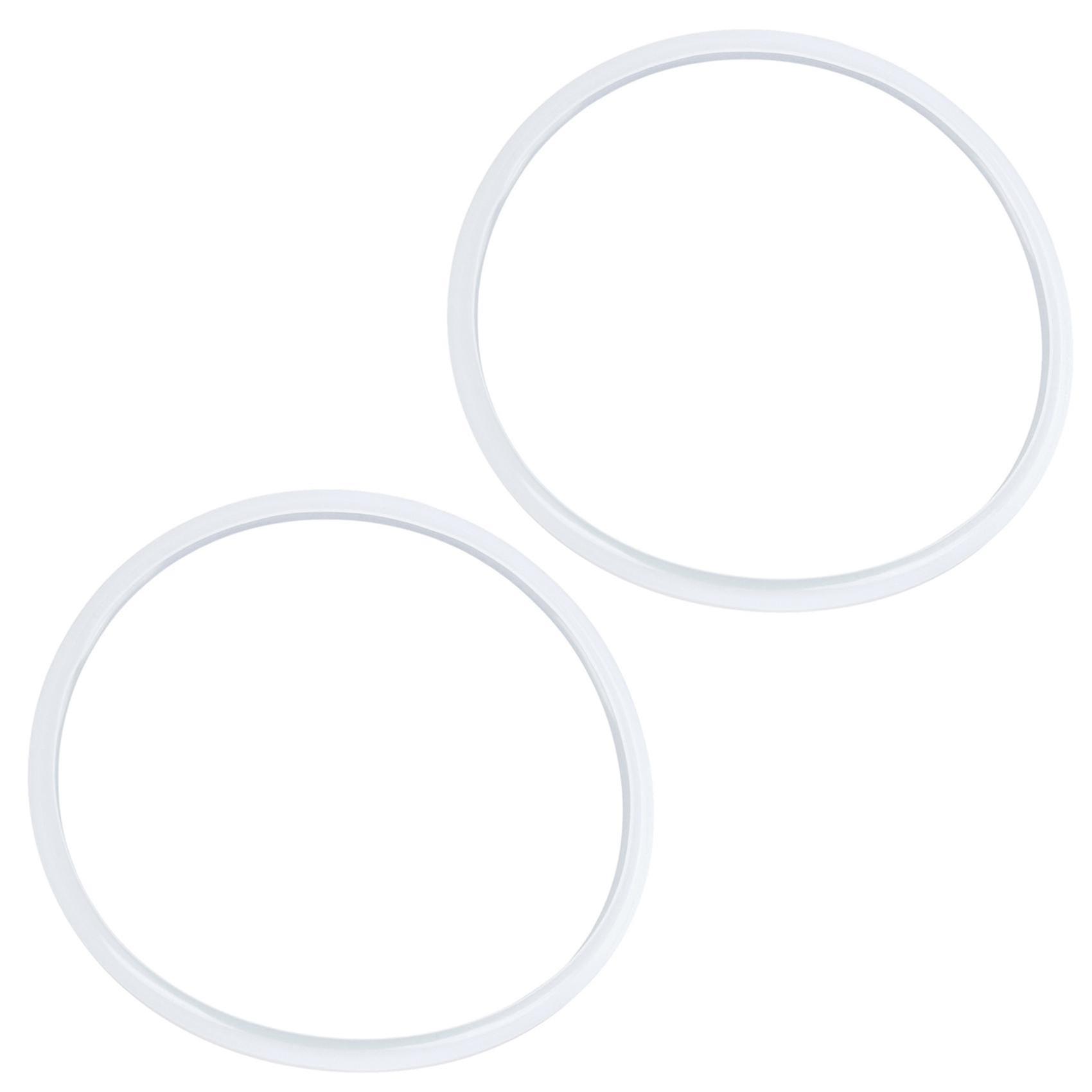 2x 24cm Inner Diameter Rubber Pressure Cooker Gasket Sealing Ring