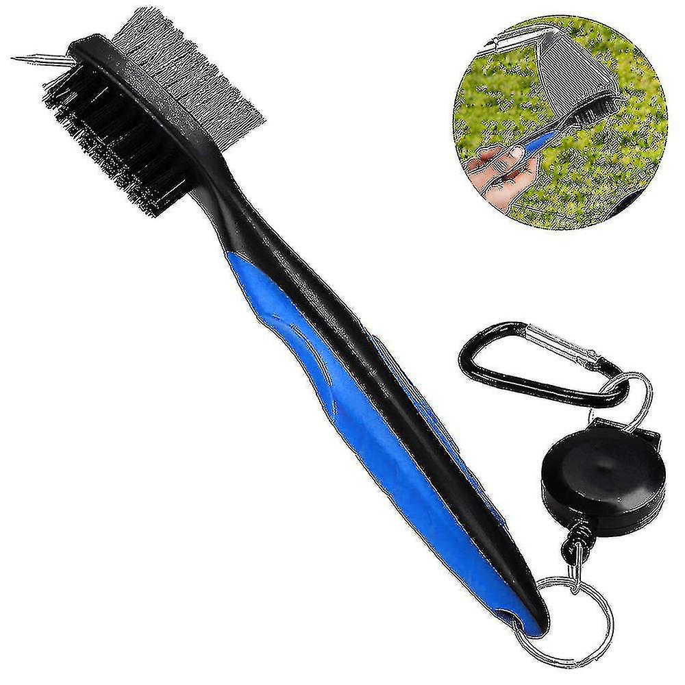 Golf Club καθαρίζοντας εργαλείο καθαρισμού κεφαλών βουρτσών (μπλε)