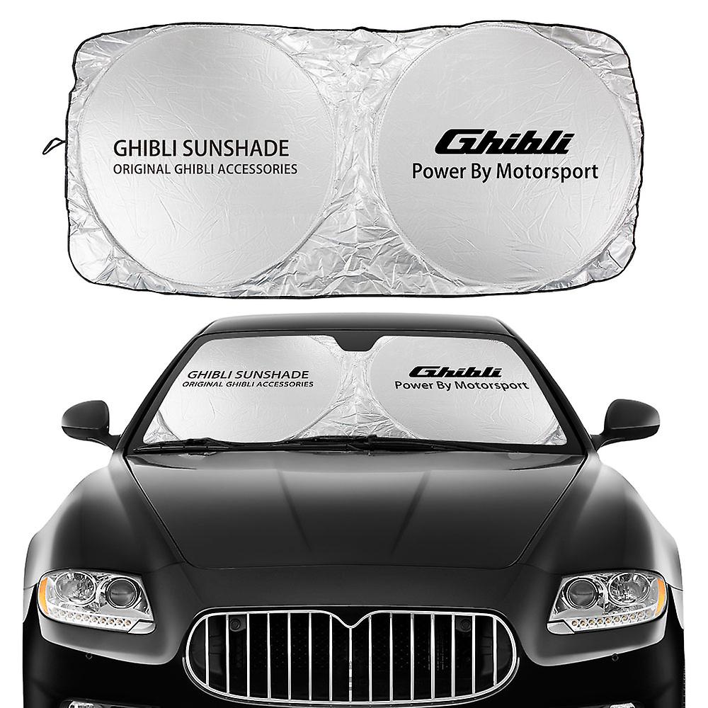 Top Car Windshield Sunshades Sun Shades For Maserati Ghibli Levante Mc20 Quattroporte Auto Window Reflective Protector Accessories