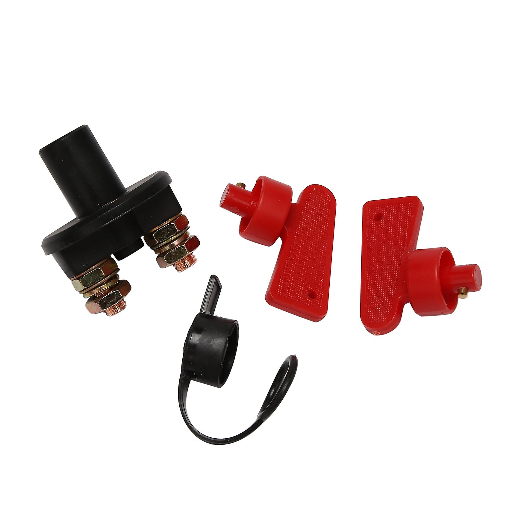 Battery Isolator Disconnect Cut OFF Power Kill Switch for Car Boat RV ATV Vehicles With 2 (Type I 1