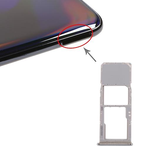 For Galaxy A70 Sim Card Tray + Micro Sd Card Tray