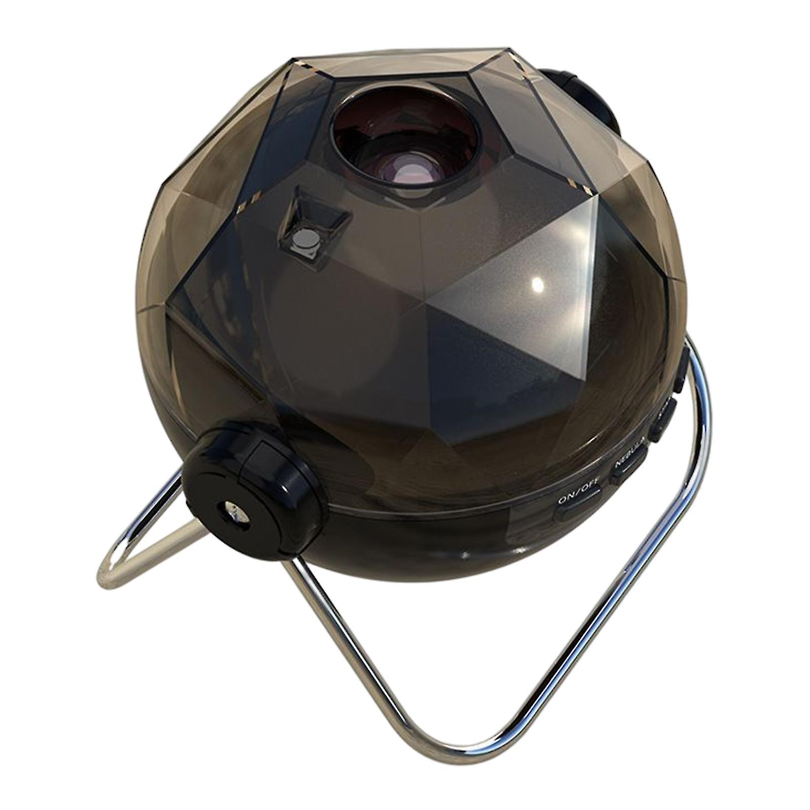 Geometry Starry Projection Lamp Adjustable Brightness And Two Speed Timing Settings For Home Atmosphere Creating