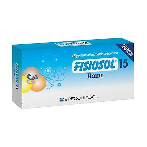 Fisiosol 15 Rame 20 ampoules