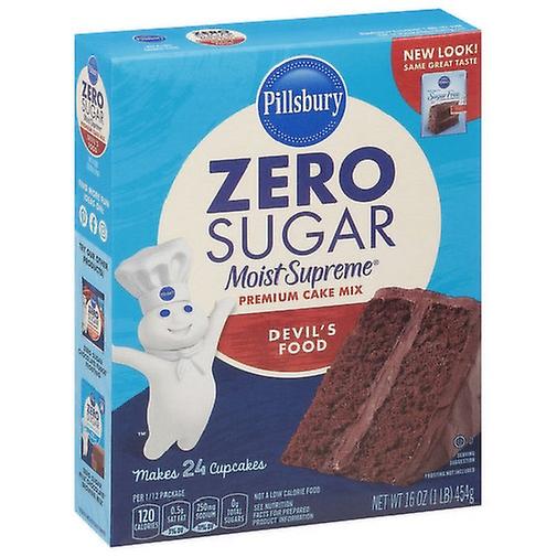 Pillsbury Zero Sugar Moist Supreme Devil's Food Cake Mix