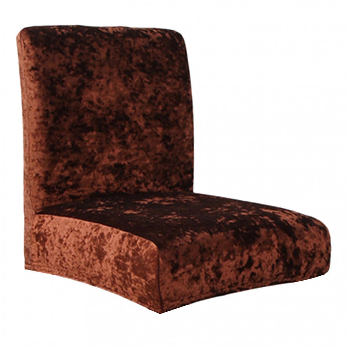 Elastic Non-slip Short Back Chair Cover Bar Counter Stool Cover Cafe