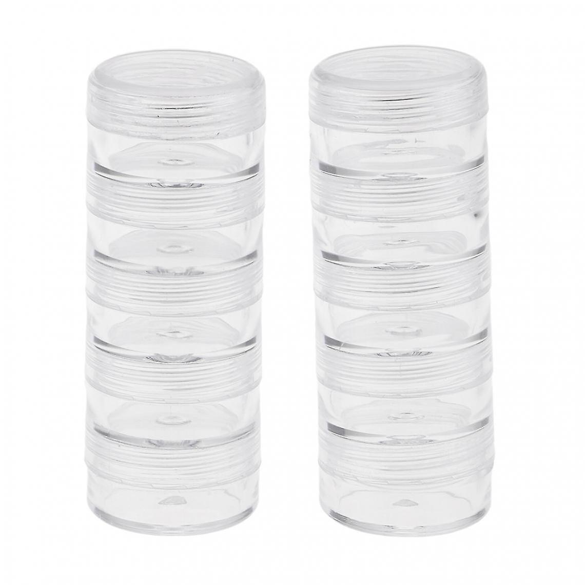 Set 5 Layers Stackable Storage Box 95x36mm