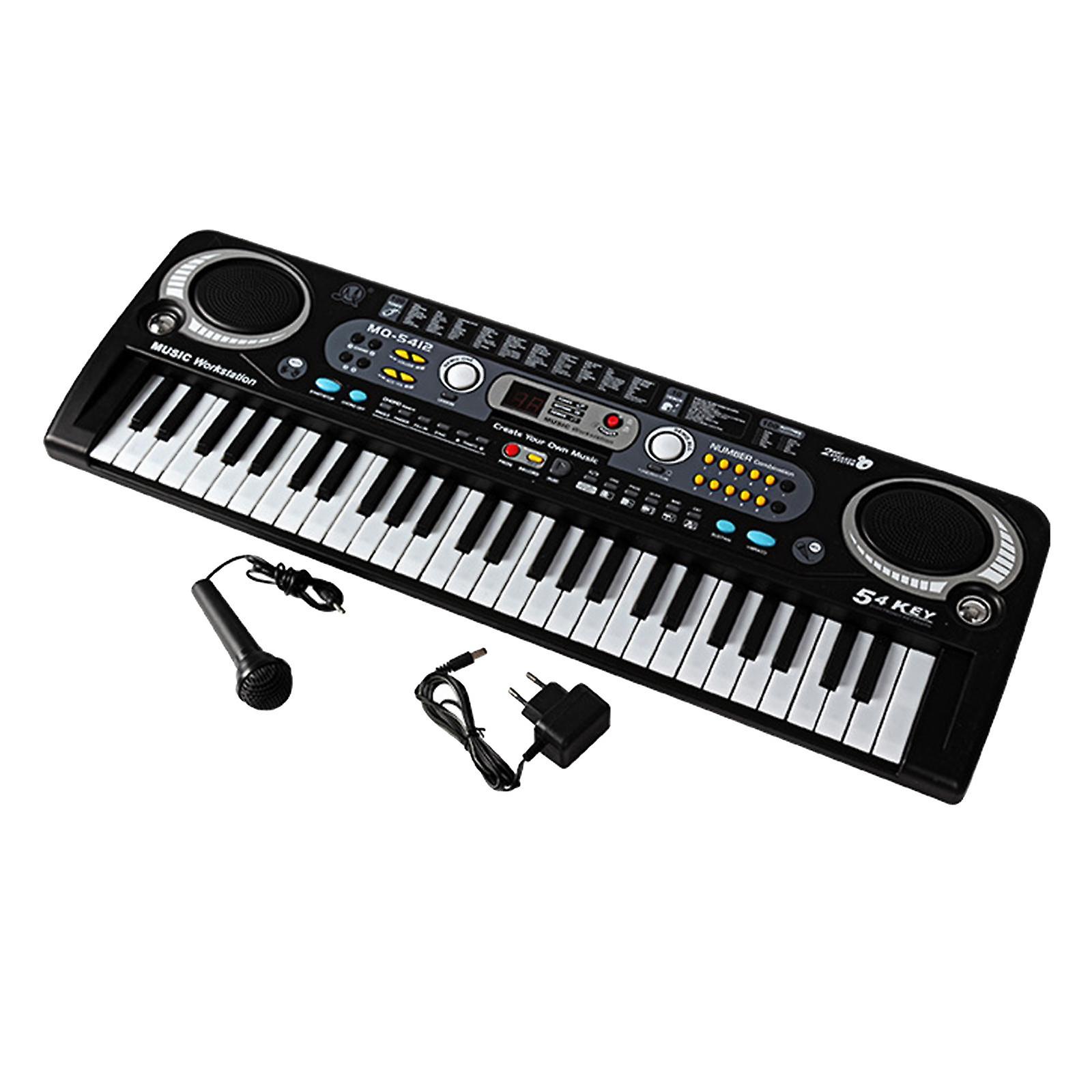 54 Key Digital Music Electronic Keyboard Key Board Electric Piano EU Plug