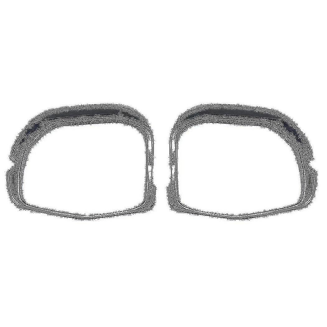 Car Chrome Silver Rearview Mirror Rain Eyebrow Cover Trim Frame For -v Xrv Xr-v 2022 2023