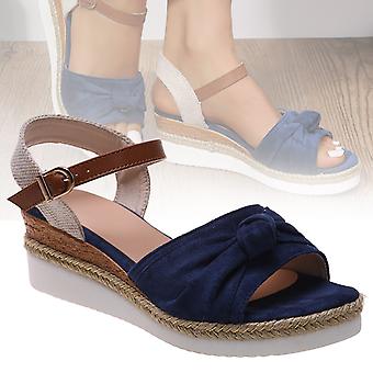 Womens Wedges Open-toe Sandals Casual Soft Non-slipped Sandals For Office Date Dance Everyday Wear