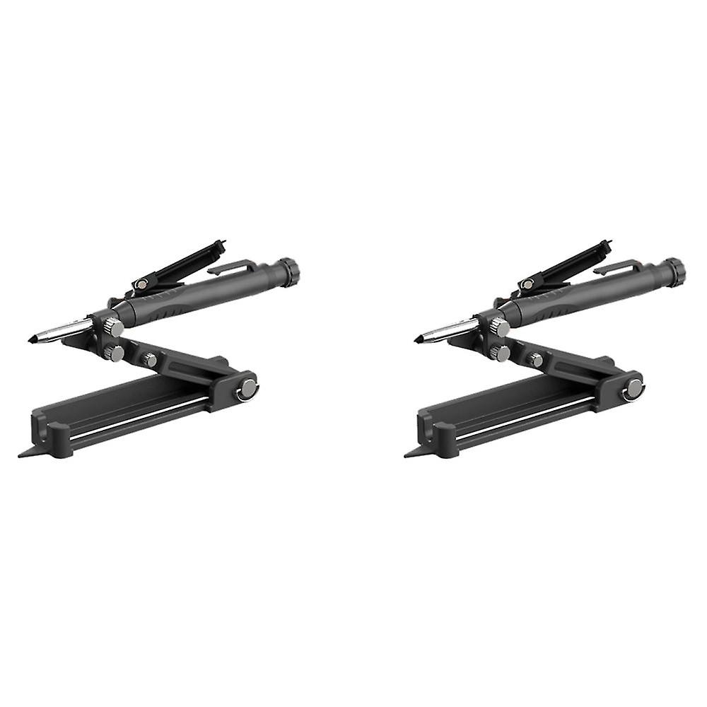 2x Multi-function Scribing Tool Aluminum Alloy Compass Angle Adjustable Tiling Paving Stud Walls Woodworking Tools
