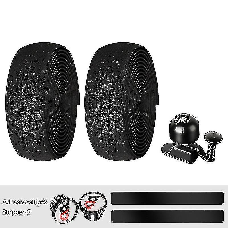 Road Bike Bell Handle With Super Ringing Bell EVA With Adhesive Handle Combo Kit Bicycle Bar Grips Wrap Tape Riding Equipment