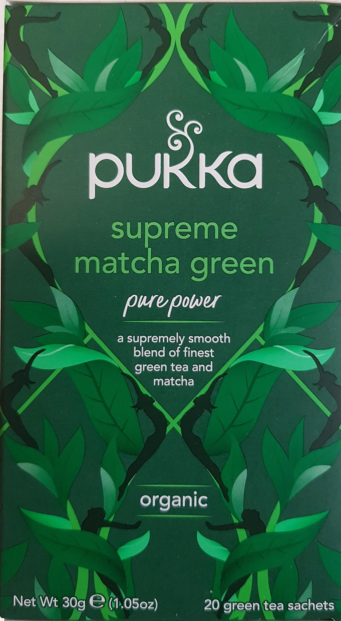 Pukka Herbs, 至尊绿抹茶,20 包
