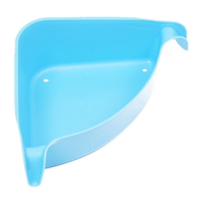 Kitchen Bathroom Wall Corner Suction Cup Triangle Storage Shelves Rack