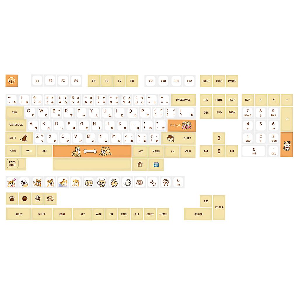 Keycap Dye Sublimation QX Profile Tastiera meccanica PBT Keycap 139Keys/Set