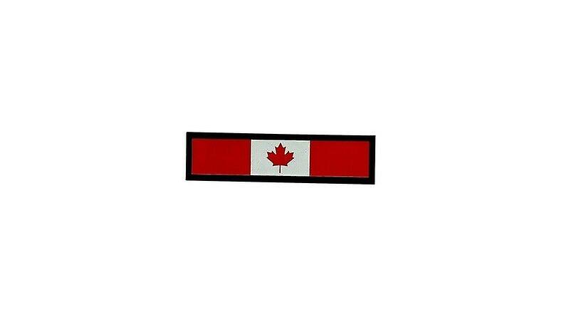 Patch Ecusson Brode Prints Souvenir Travel Backpack Canadian Flag Canada R2